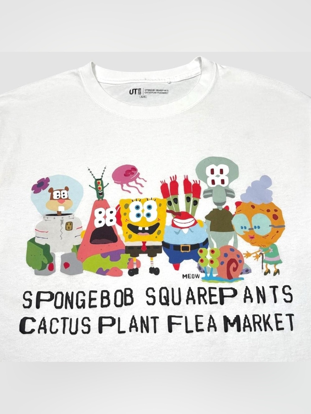SpongeBob SquarePants Cactus Plant Flea Market CPFM Uniqlo T Shirt